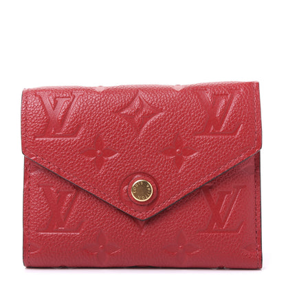 Louis Vuitton Empreinte Victorine Wallet Scarlet 1 of 10