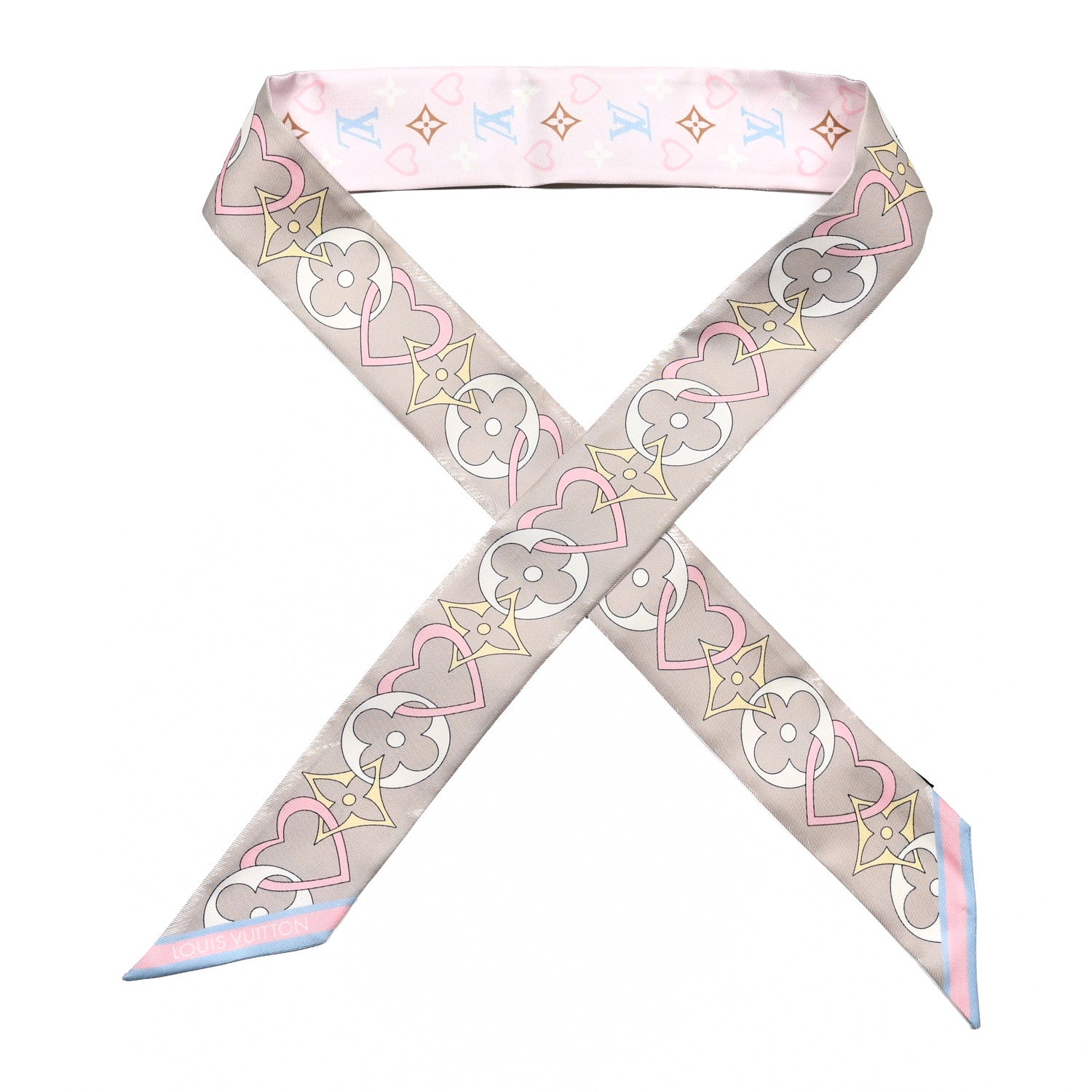 Louis Vuitton Silk My True LV BB Bandeau Rose Clair 1 of 4