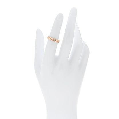 Cartier 18K Pink Gold Diamond 4mm LOVE Wedding Band Ring 50 5.25 2 of 4
