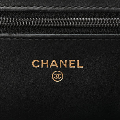 Chanel Aged Calfskin Lucky Charms Casino 2.55 Reissue Wallet on Chain WOC Black 6 of 11