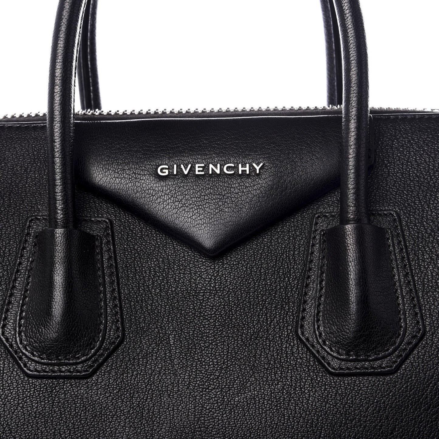 Sugar Goatskin Medium Antigona Black