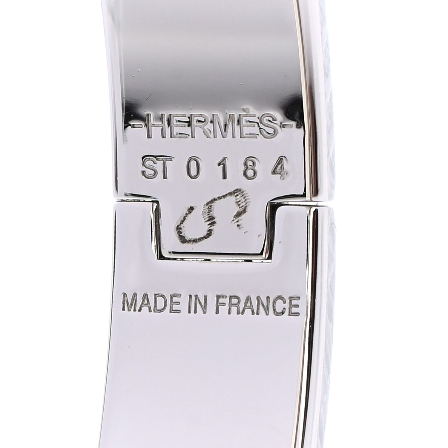 Hermes Enamel Narrow Clic Clac H Bracelet PM Hibiscus 4 of 4