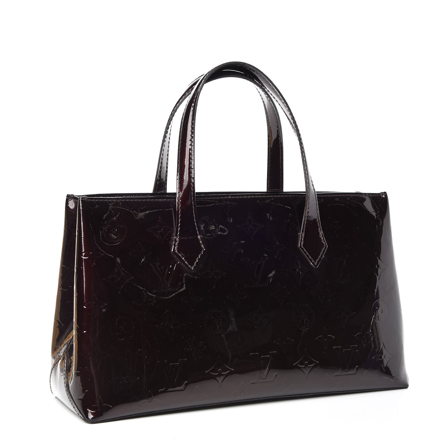 Louis Vuitton Vernis Wilshire PM Amarante 3 of 17