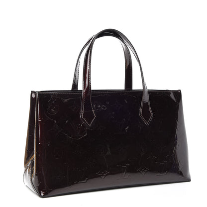 Louis Vuitton Vernis Wilshire PM Amarante 3 of 17