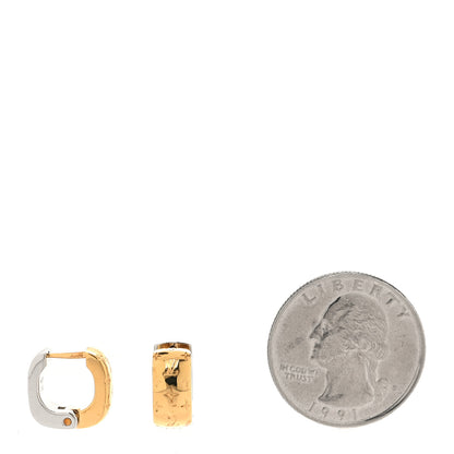 Louis Vuitton Nanogram Earrings Gold 2 of 4