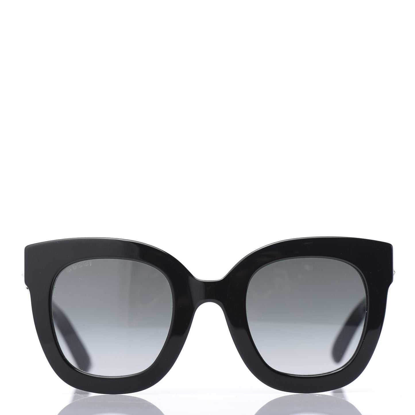Round Frame Star Sunglasses GG0208S Black