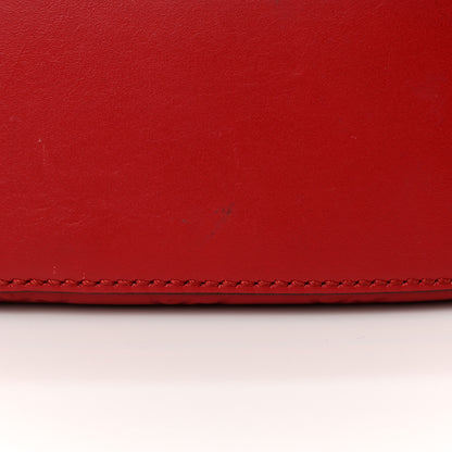 Gucci Guccissima Web Medium Padlock Messenger Shoulder Bag Hibiscus Red 15 of 16