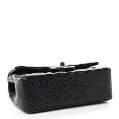 Chanel Caviar Quilted Mini Rectangular Flap Black 4 of 9