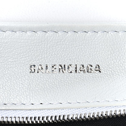 Balenciaga Nappa BB Monogram Embossed Medium Triplet Bag White 7 of 11