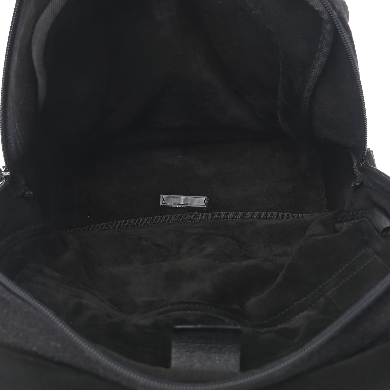 Prada Wool Messenger Satchel Black 5 of 12