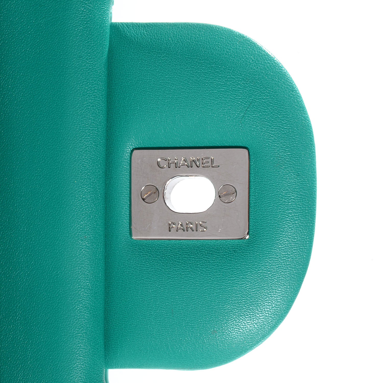 Chanel Patent Jumbo Double Flap Green 8 of 8