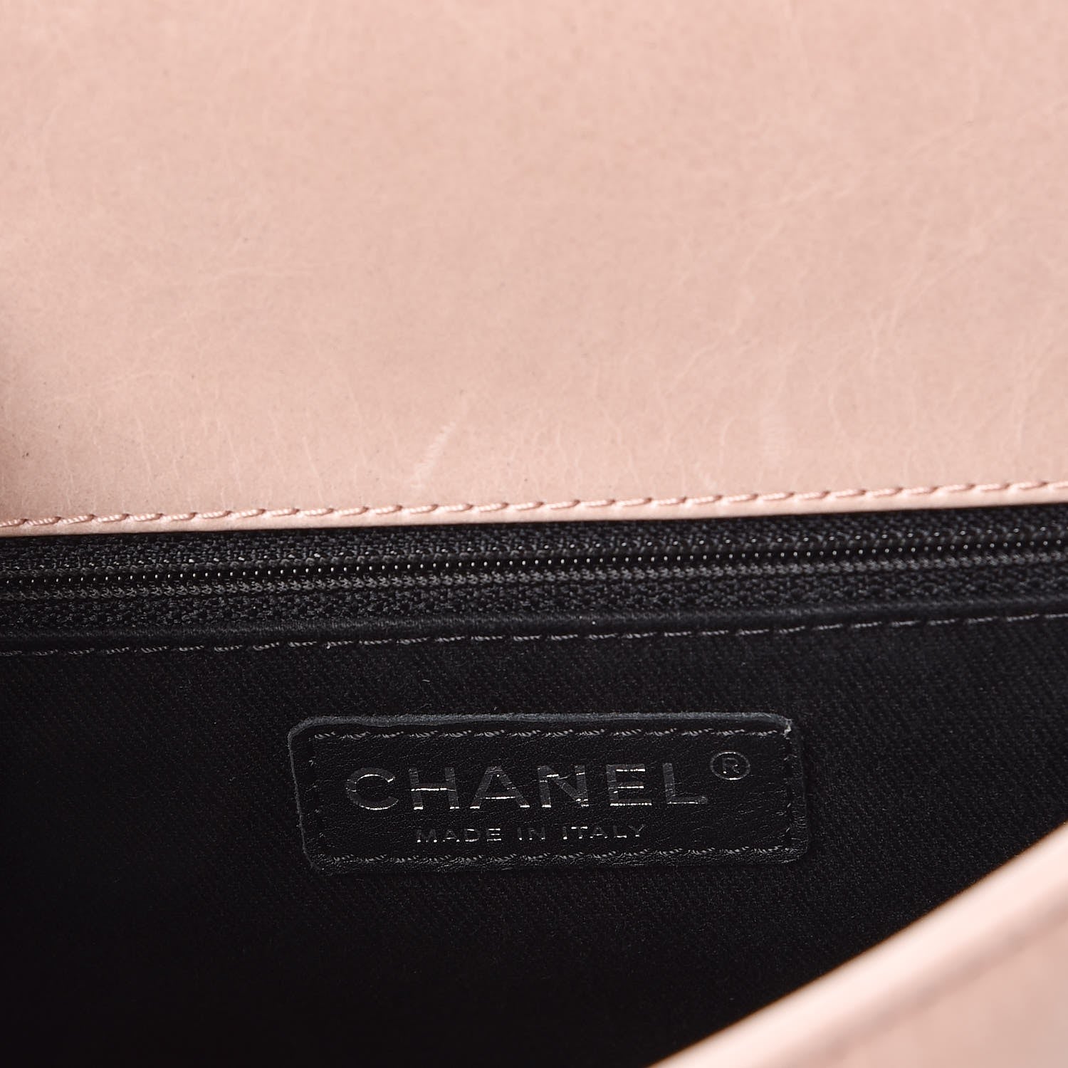 Chanel Glazed Calfskin Quilted Small CC Delivery Tote Light Pink 6 of 14