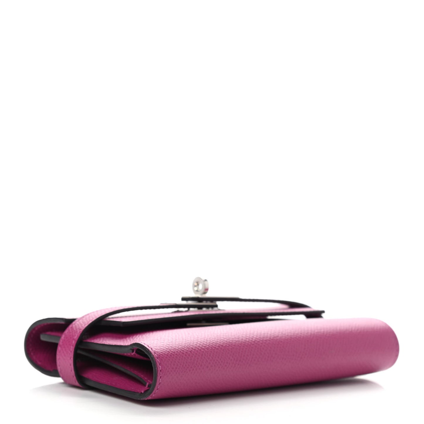 Epsom Medium Kelly Wallet Rose Pourpre