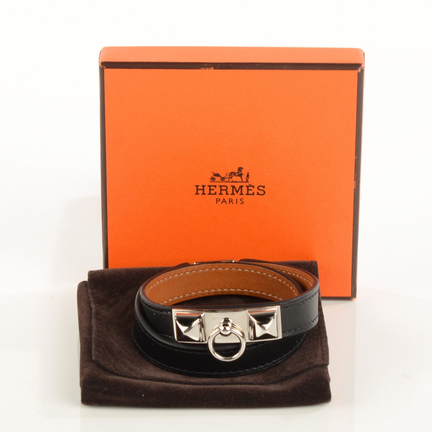 Hermes Chamonix Rivale Bracelet M Black 4 of 9
