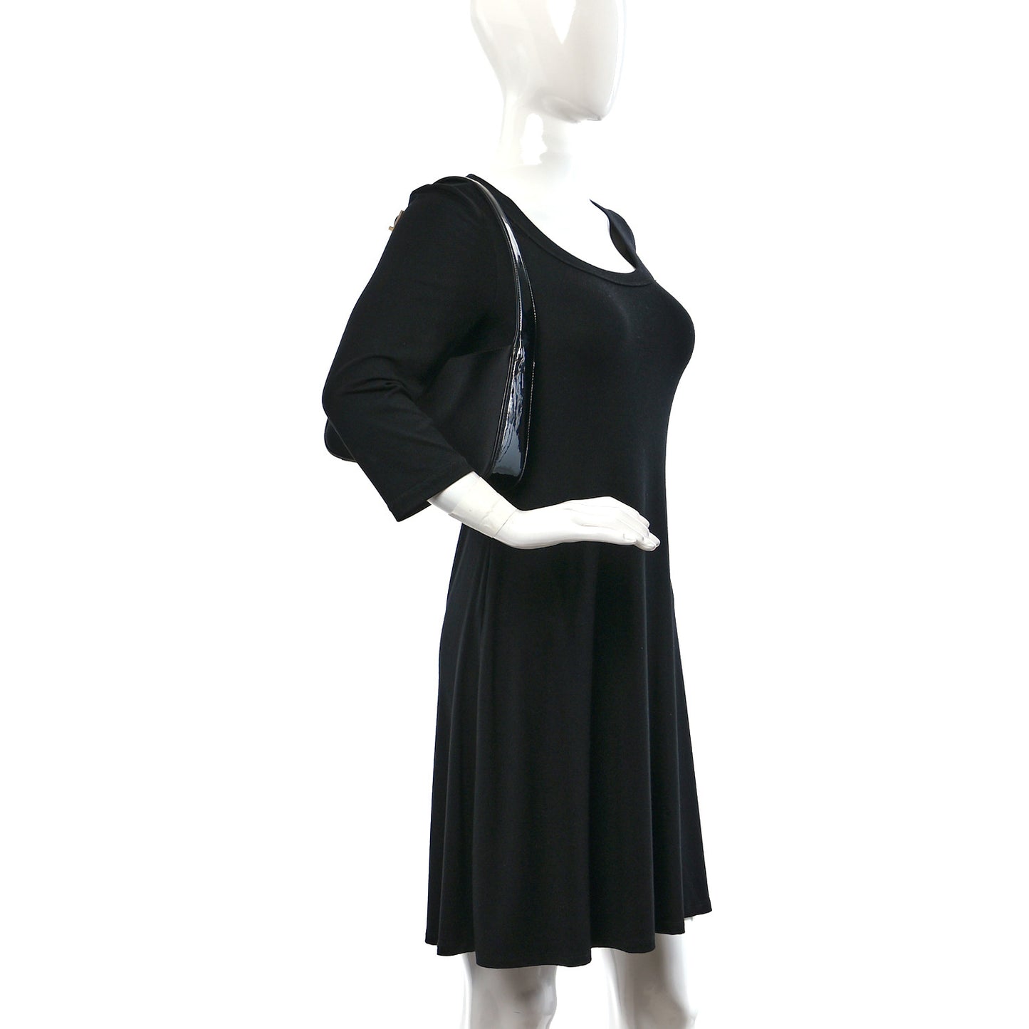 Silk Satin Calfskin Le 5 A 7 Hobo Black