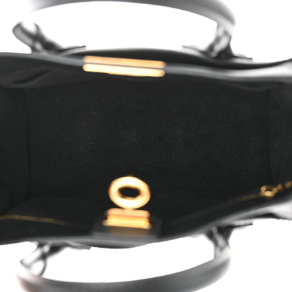 Louis Vuitton Calfskin Monogram On My Side PM Black 6 of 9