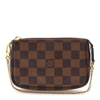 Louis Vuitton Damier Ebene Mini Pochette Accessories 1 of 8