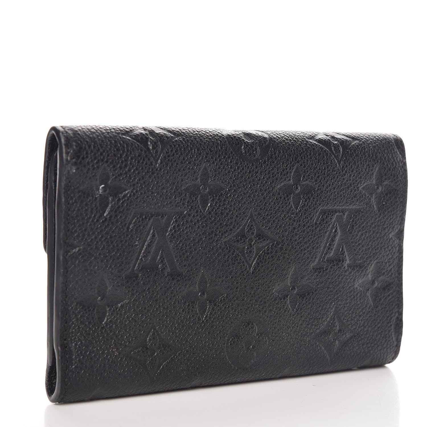 Louis Vuitton Empreinte Compact Curieuse Wallet Black 3 of 9