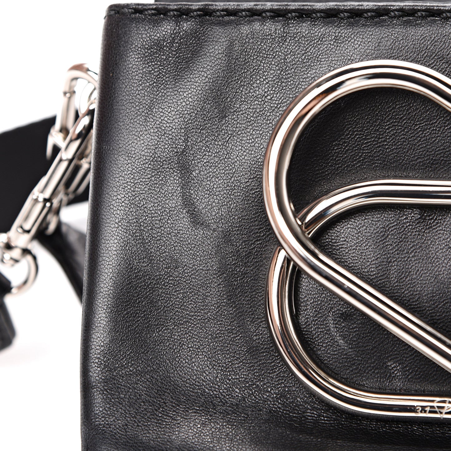 3.1 Lambskin Micro Alix Sport Bag Black