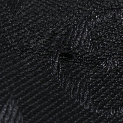 Louis Vuitton Silk Wool Monogram Shawl Black 3 of 4