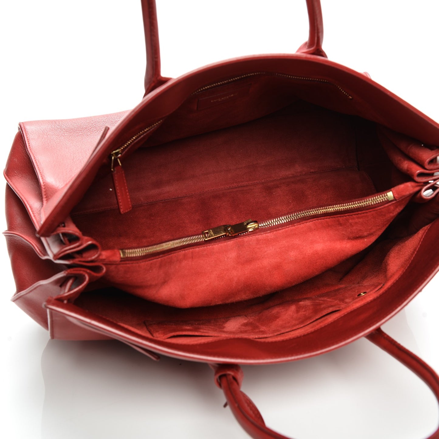 Calfskin Large Sac de Jour Carryall Red