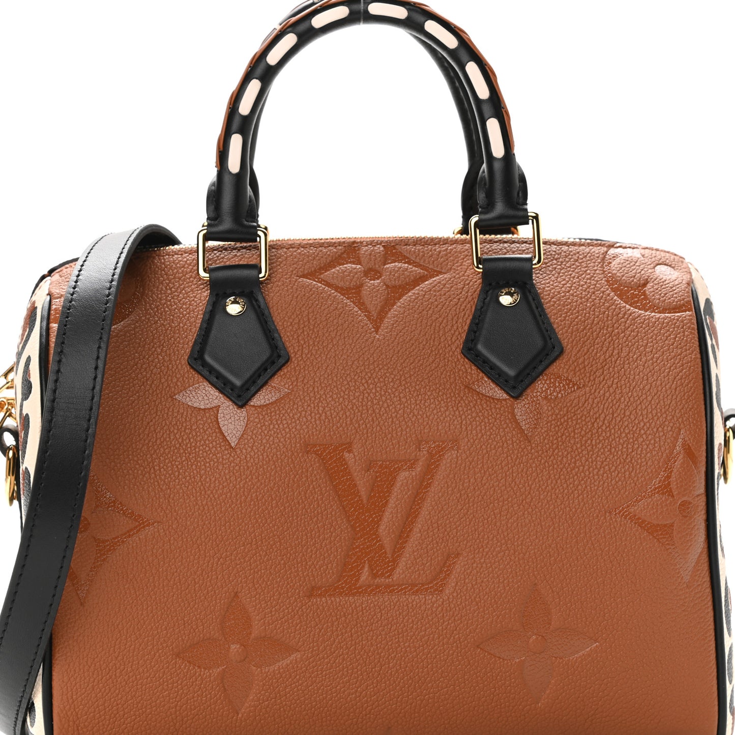 Empreinte Monogram Giant Wild At Heart Speedy Bandouliere 25 Caramel