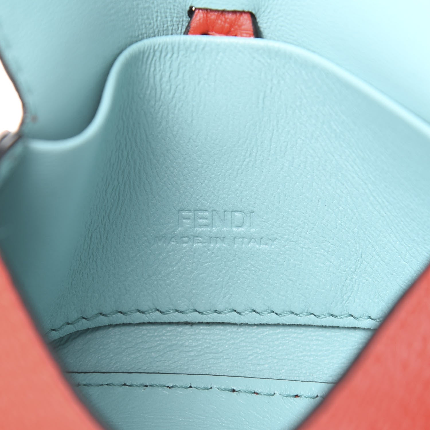 Fendi Cuoio Romano Micro Baguette Charm Papavero 4 of 6