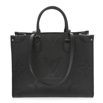 Louis Vuitton Empreinte Monogram Giant Onthego MM Black 1 of 10