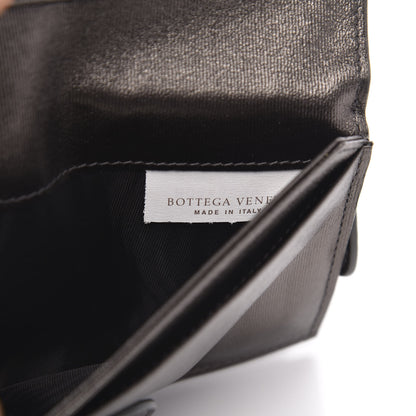 Bottega Veneta Metallic Nappa Intrecciato Continental Wallet Steel 8 of 9
