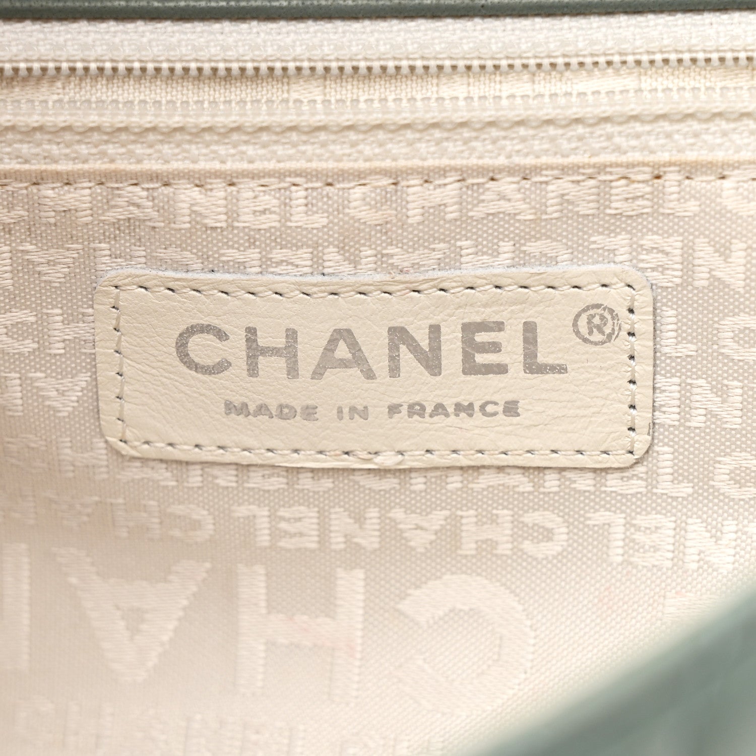 Chanel Lambskin Quilted Lady Graphic Flap Green 6 of 11