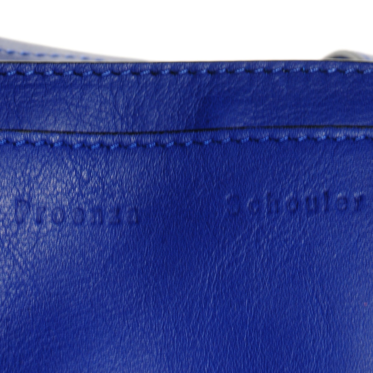 Leather Small PS Backpack Cobalt
