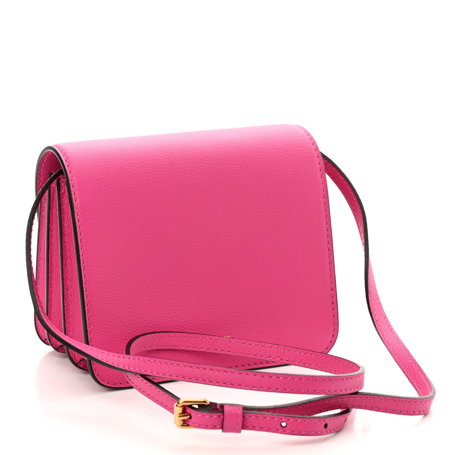 Versace Grained Calfskin La Medusa Shoulder Bag Pink Lilac 2 of 8