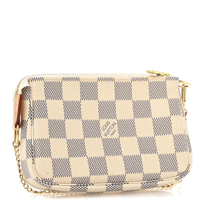 Louis Vuitton Damier Azur Mini Pochette Accessories 3 of 9