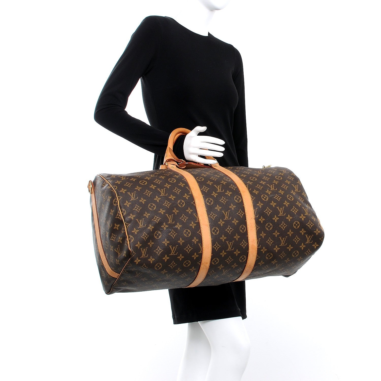 Louis Vuitton Monogram Keepall Bandouliere 55 2 of 14