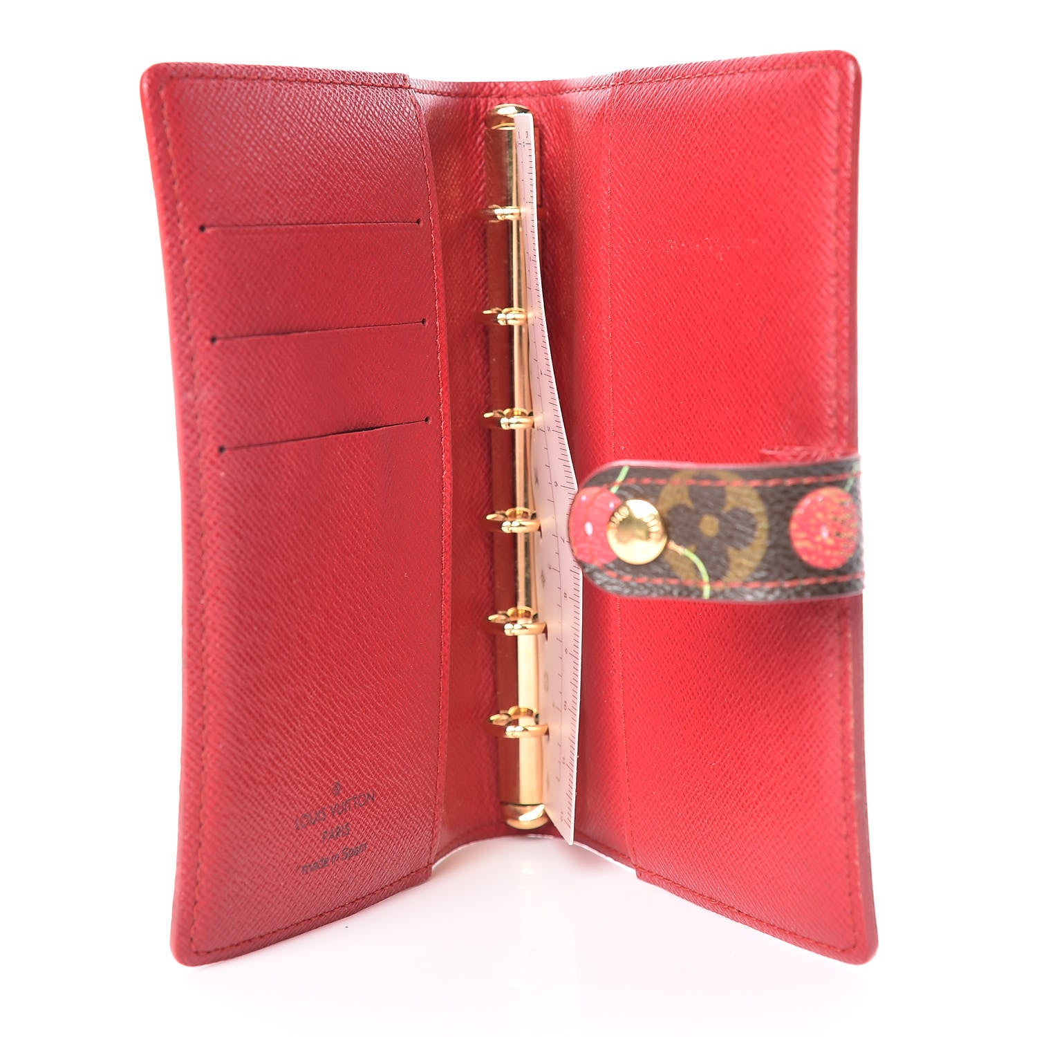 Louis Vuitton Monogram Cerises Small Ring Agenda Cover 5 of 12