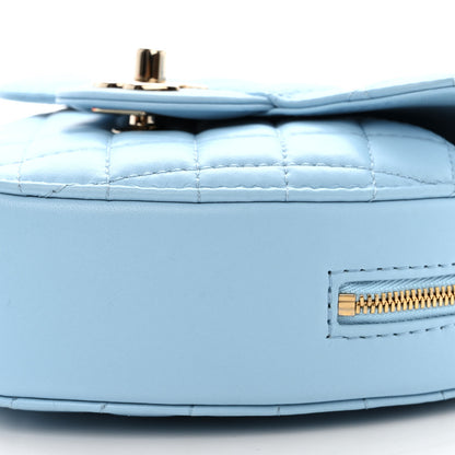 Chanel Lambskin Quilted CC In Love Heart Bag Light Blue 10 of 10