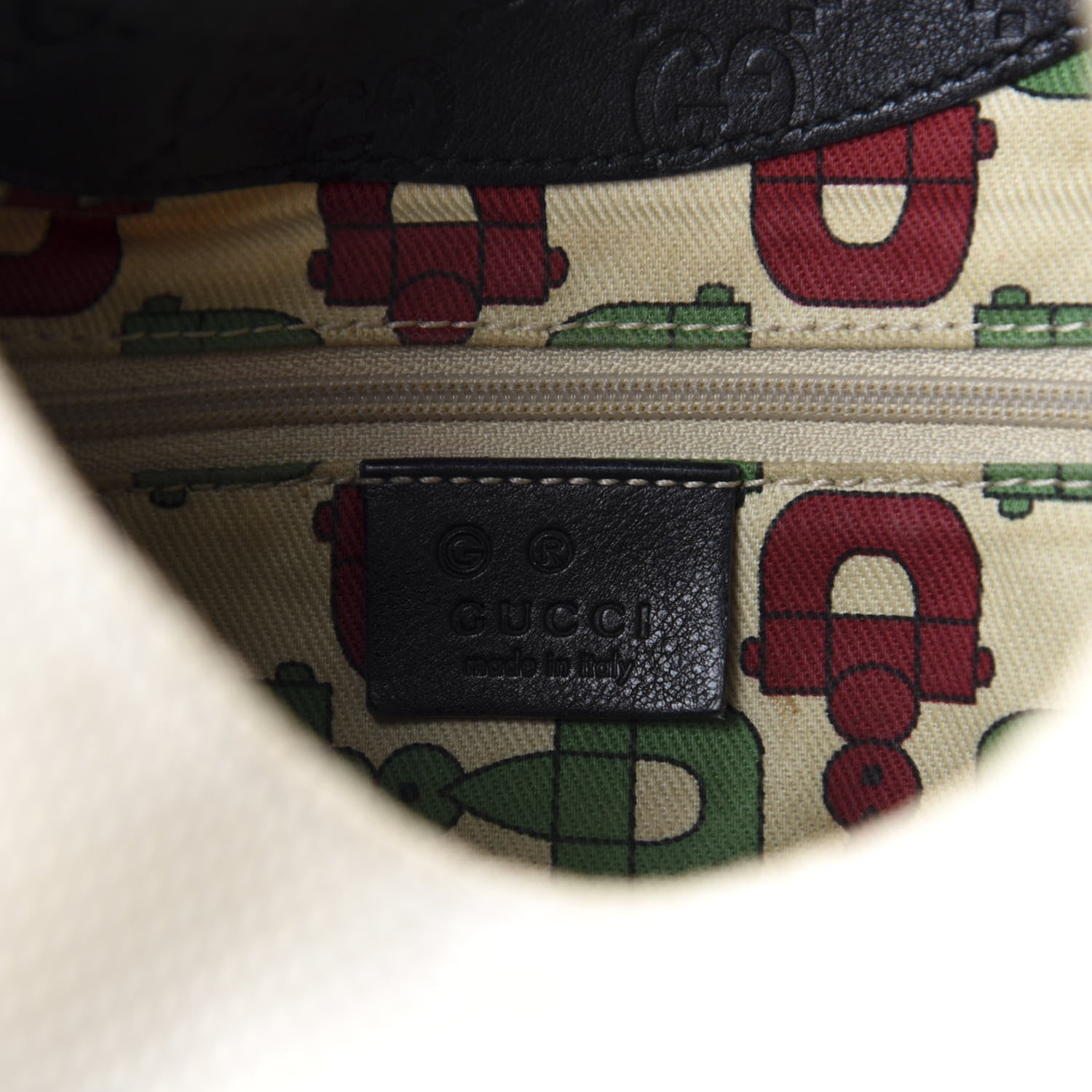 Gucci Canvas Guccissima Hobo Beige 10 of 12