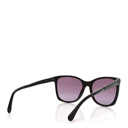 Chanel Tweed CC Polarized Sunglasses 5348 Burgundy 4 of 8