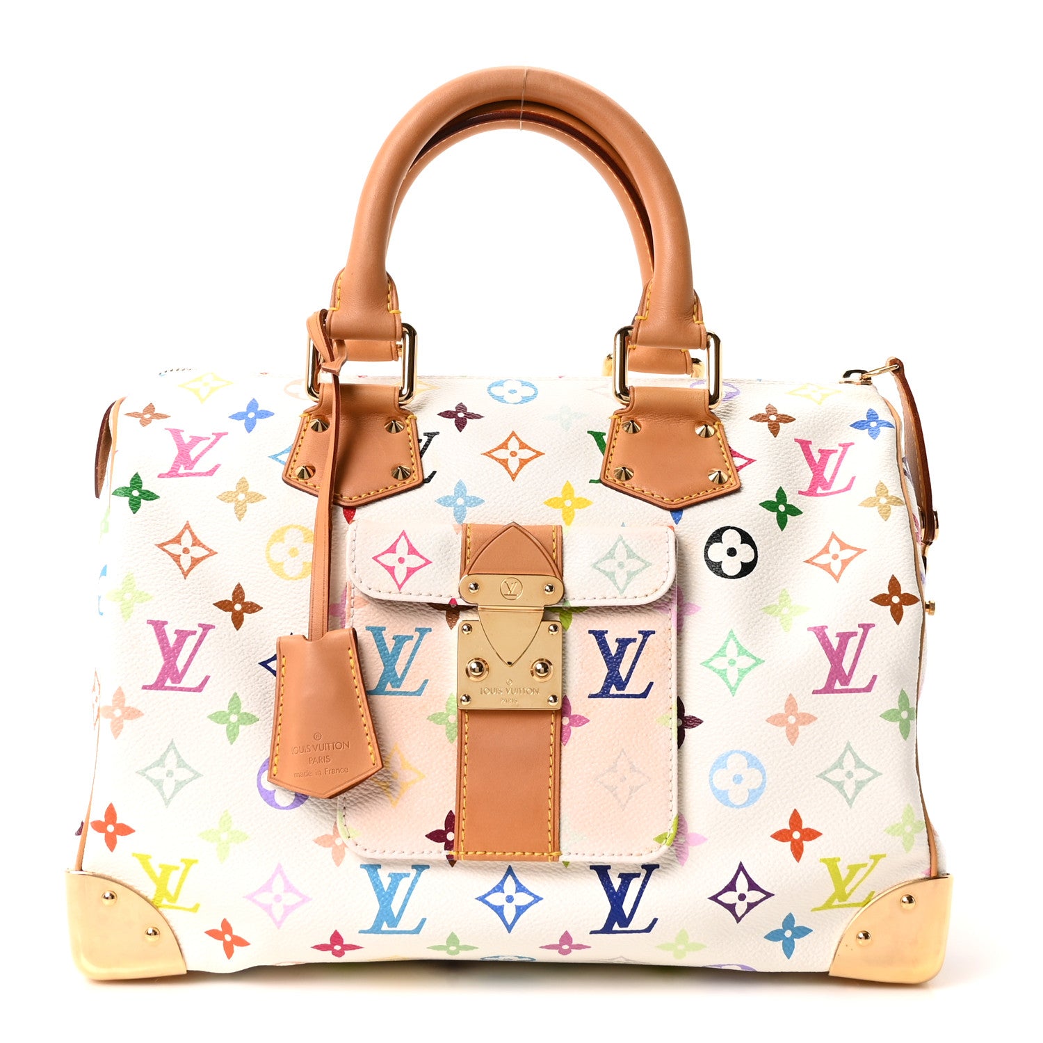 Louis Vuitton Monogram Multicolor Speedy 30 White 1 of 9
