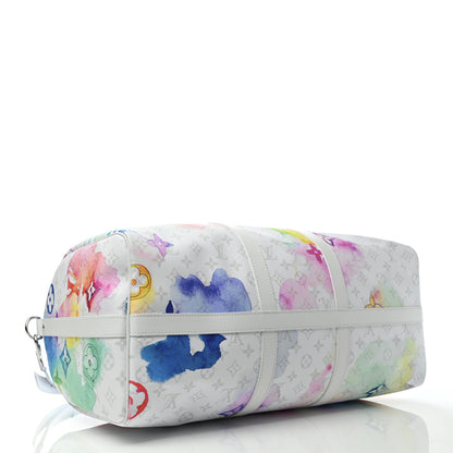 Louis Vuitton Monogram Watercolor Keepall Bandouliere 50 Multicolor 3 of 8