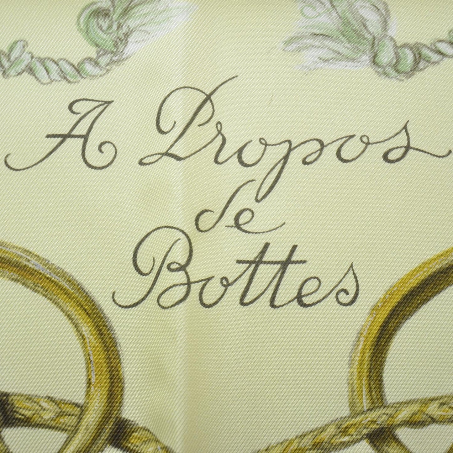 Silk A Propos de Bottes Scarf 90 Jaune