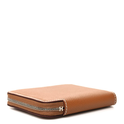 Hermes Epsom Silk'in Compact Wallet Gold 4 of 8