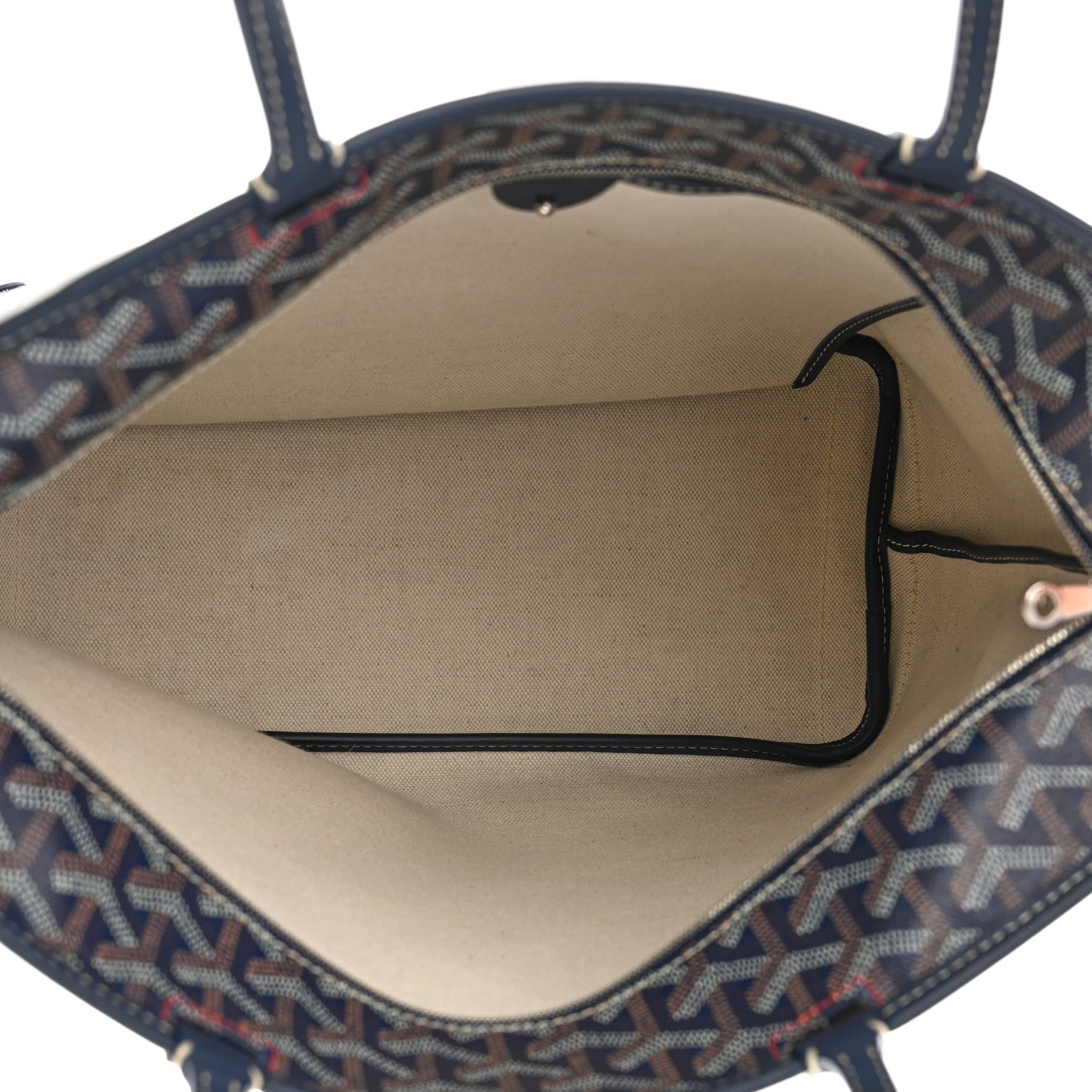Goyard Goyardine Artois PM Navy 5 of 10