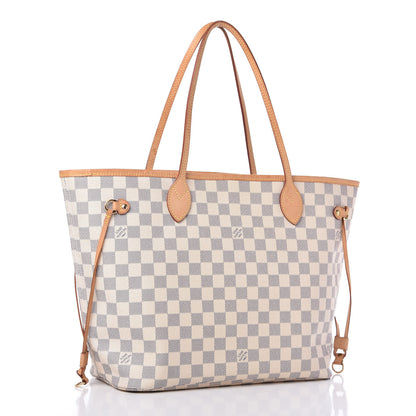 Louis Vuitton Damier Azur Neverfull MM 3 of 11