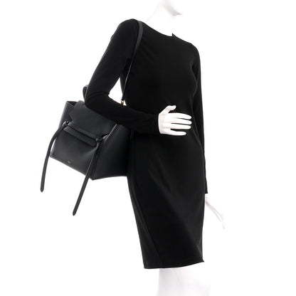 Celine Grained Calfskin Mini Belt Bag Black 2 of 8