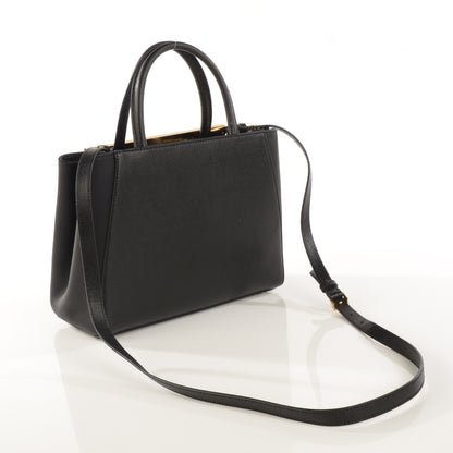 Fendi Vitello Elite Petite 2Jours Tote Black 3 of 9