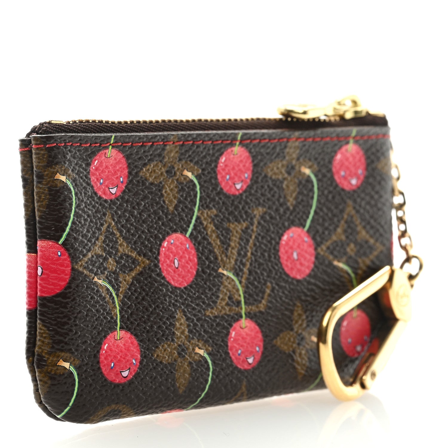 Louis Vuitton Monogram Cerises Key Pouch 3 of 6