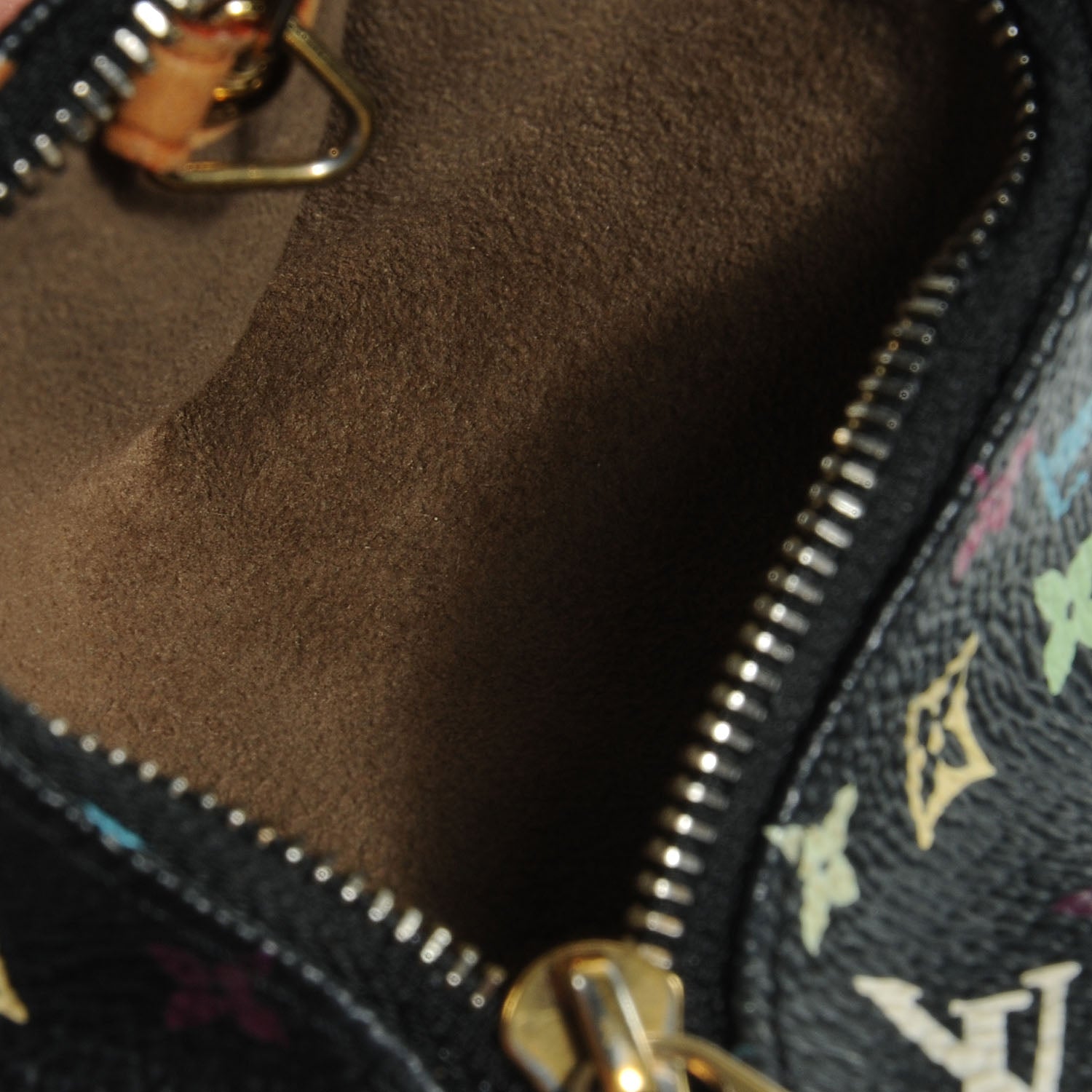 Louis Vuitton Monogram Multicolor Berlingot Coin Purse Black 8 of 10