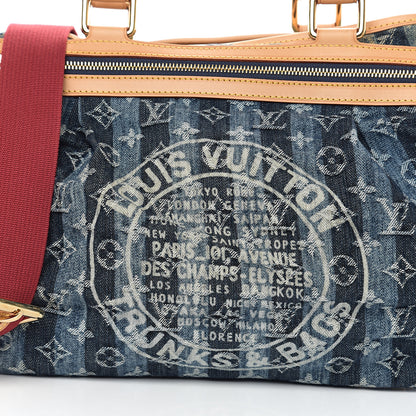 Louis Vuitton Denim Raye Cabas GM 9 of 9