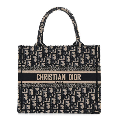 Christian Dior Oblique Small Book Tote Blue Multicolor 1 of 11